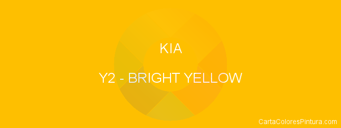 Pintura Kia Y2 Bright Yellow