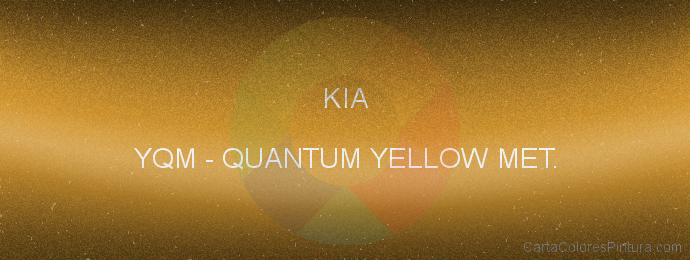 Pintura Kia YQM Quantum Yellow Met.