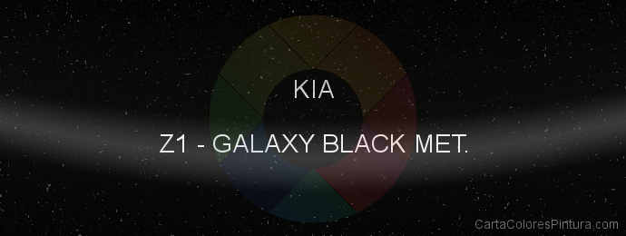 Pintura Kia Z1 Galaxy Black Met.