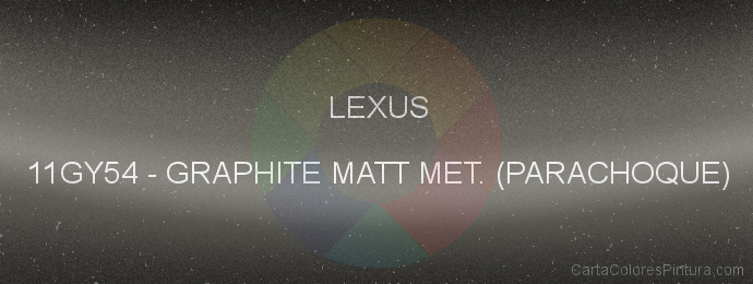 Pintura Lexus 11GY54 Graphite Matt Met. (parachoque)