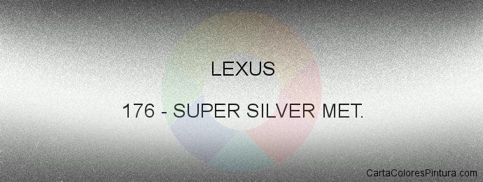 Pintura Lexus 176 Super Silver Met.