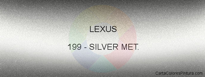 Pintura Lexus 199 Silver Met.