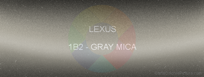 Pintura Lexus 1B2 Gray Mica