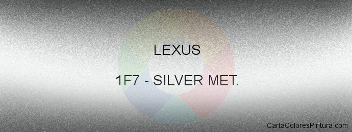 Pintura Lexus 1F7 Silver Met.