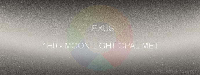 Pintura Lexus 1H0 Moon Light Opal Met