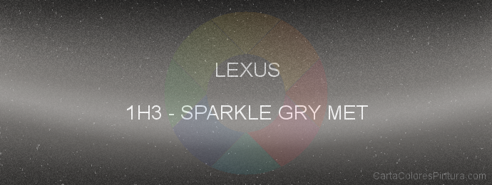 Pintura Lexus 1H3 Sparkle Gry Met