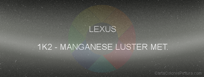 Pintura Lexus 1K2 Manganese Luster Met.