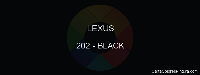Pintura Lexus 202 Black