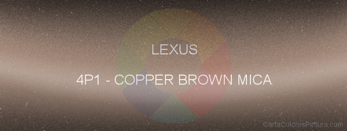 Pintura Lexus 4P1 Copper Brown Mica