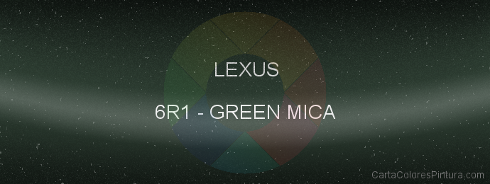 Pintura Lexus 6R1 Green Mica