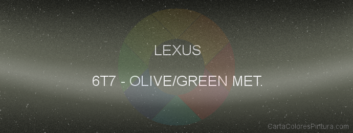 Pintura Lexus 6T7 Olive/green Met.