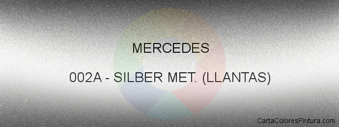 Pintura Mercedes 002A Silber Met. (llantas)