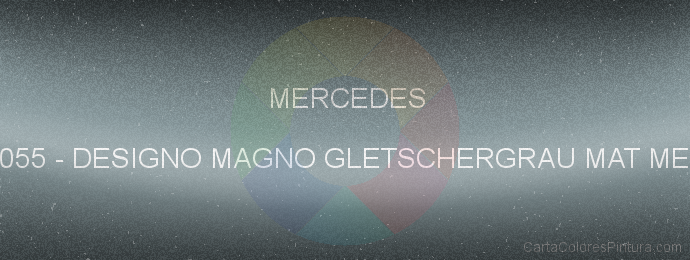 Pintura Mercedes 0055 Designo Magno Gletschergrau Mat Met.