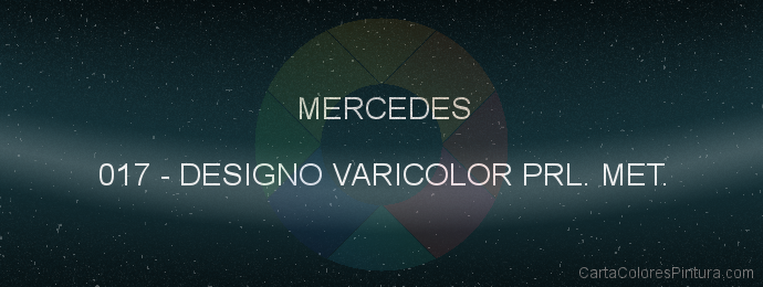 Pintura Mercedes 017 Designo Varicolor Prl. Met.