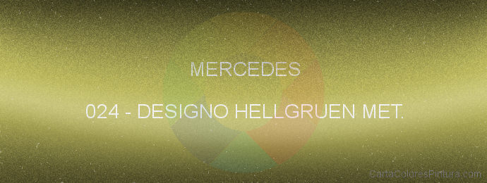 Pintura Mercedes 024 Designo Hellgruen Met.