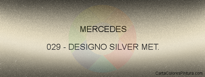 Pintura Mercedes 029 Designo Silver Met.