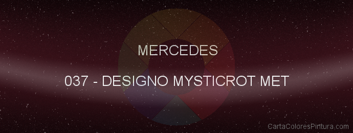 Pintura Mercedes 037 Designo Mysticrot Met