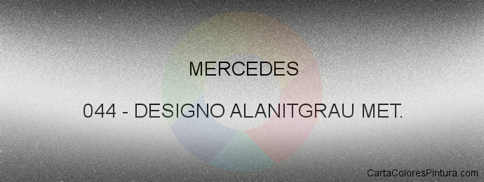 Pintura Mercedes 044 Designo Alanitgrau Met.