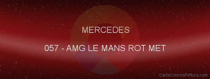 Pintura Mercedes 057 Amg Le Mans Rot Met