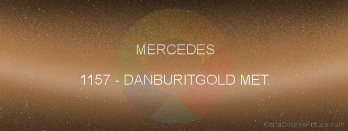 Pintura Mercedes 1157 Danburitgold Met.