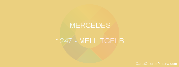 Pintura Mercedes 1247 Mellitgelb