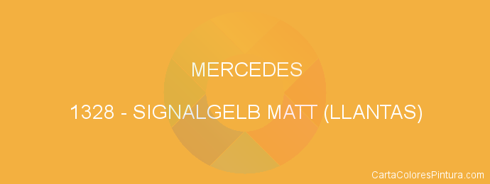 Pintura Mercedes 1328 Signalgelb Matt (llantas)