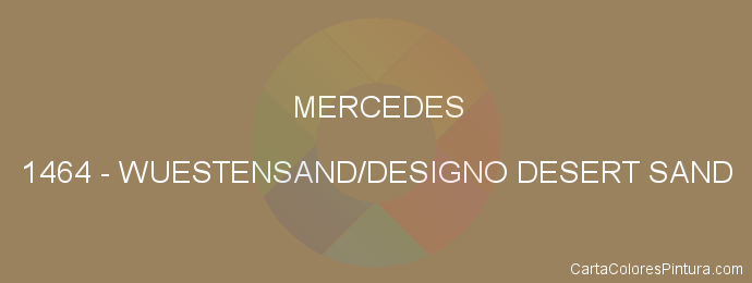 Pintura Mercedes 1464 Wuestensand/designo Desert Sand