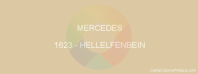 Pintura Mercedes 1623 Hellelfenbein