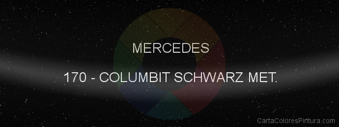 Pintura Mercedes 170 Columbit Schwarz Met.