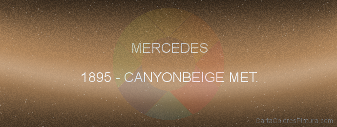 Pintura Mercedes 1895 Canyonbeige Met.