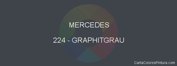 Pintura Mercedes 224 Graphitgrau