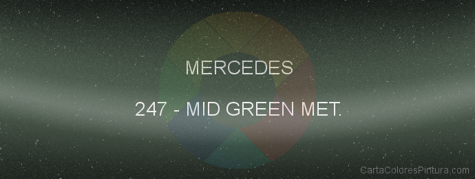 Pintura Mercedes 247 Mid Green Met.