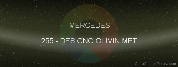 Pintura Mercedes 255 Designo Olivin Met.