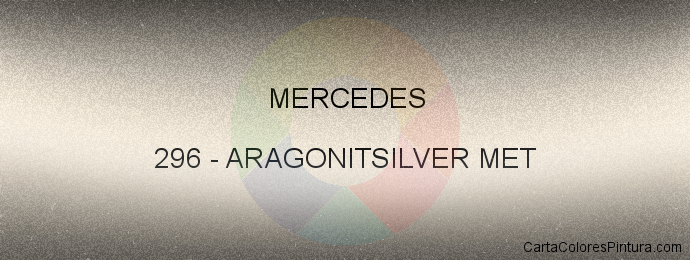 Pintura Mercedes 296 Aragonitsilver Met