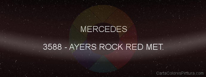 Pintura Mercedes 3588 Ayers Rock Red Met.