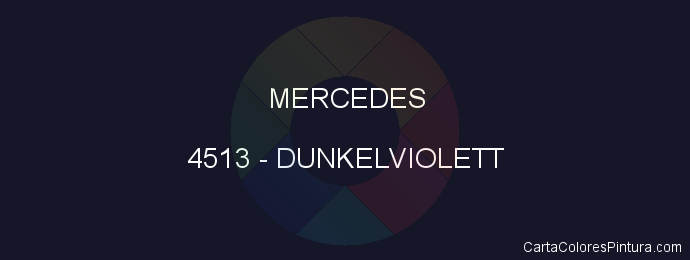 Pintura Mercedes 4513 Dunkelviolett