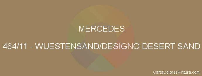 Pintura Mercedes 464/11 Wuestensand/designo Desert Sand