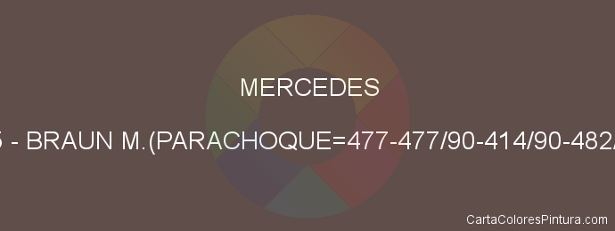 Pintura Mercedes 475 Braun M.(parachoque=477-477/90-414/90-482/90)