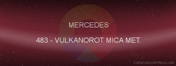 Pintura Mercedes 483 Vulkanorot Mica Met.
