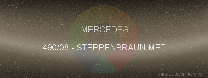 Pintura Mercedes 490/08 Steppenbraun Met.