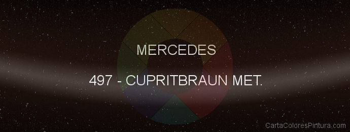 Pintura Mercedes 497 Cupritbraun Met.