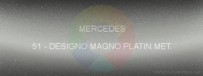 Pintura Mercedes 51 Designo Magno Platin Met.