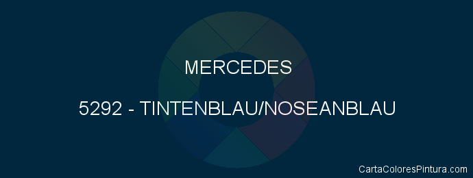 Pintura Mercedes 5292 Tintenblau/noseanblau