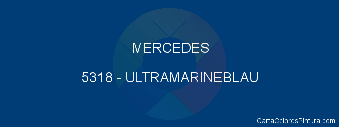 Pintura Mercedes 5318 Ultramarineblau