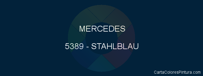 Pintura Mercedes 5389 Stahlblau