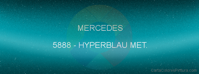 Pintura Mercedes 5888 Hyperblau Met.