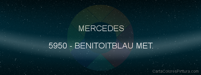 Pintura Mercedes 5950 Benitoitblau Met.