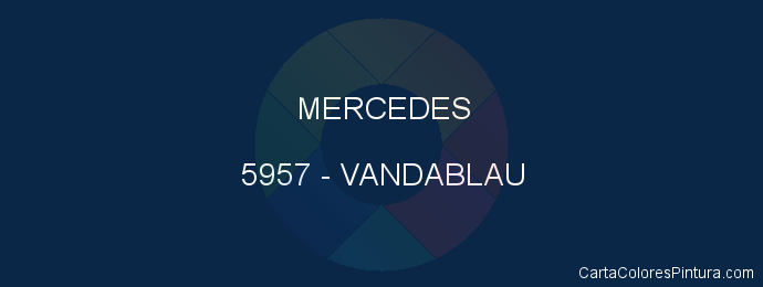 Pintura Mercedes 5957 Vandablau
