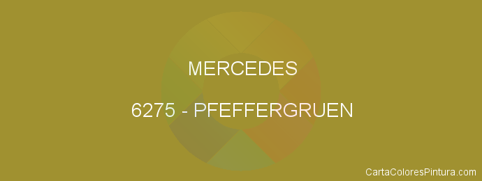 Pintura Mercedes 6275 Pfeffergruen
