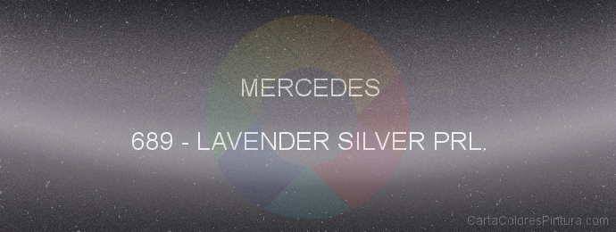 Pintura Mercedes 689 Lavender Silver Prl.